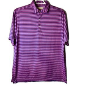 Donald Ross Pink/Blue Golf Polo Size L